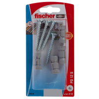 Дюбель распорный fischer PD S K NV для гипсокартона с потайный шурупом, 12x27 мм (6x50 мм)